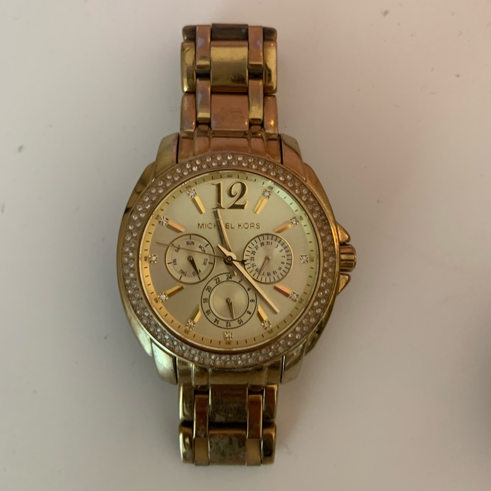 Gold Michael Kors watch
